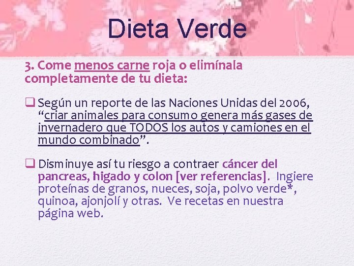 Dieta Verde 3. Come menos carne roja o elimínala completamente de tu dieta: q