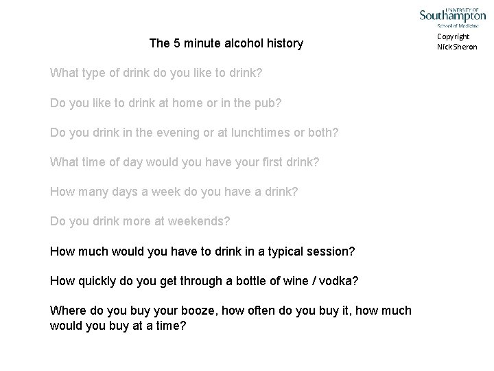 The 5 minute alcohol history What type of drink do you like to drink?