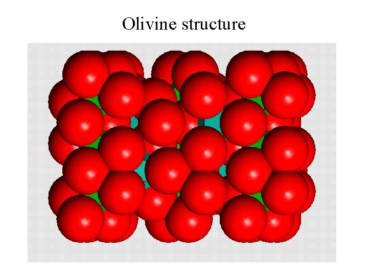 Olivine structure 