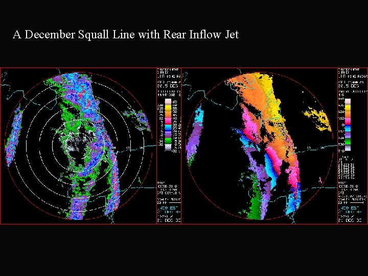 A December Squall Line with Rear Inflow Jet 