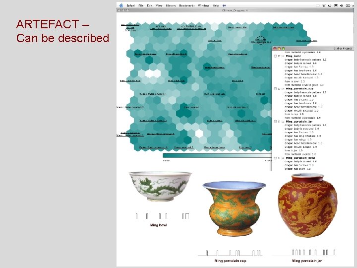 ARTEFACT – Can be described ARTEFACT – Can be described