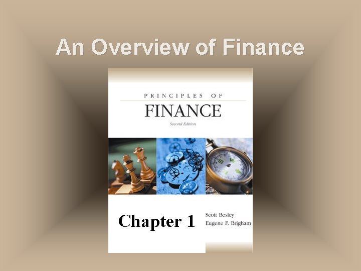 An Overview of Finance Chapter 1 Career Opportunities