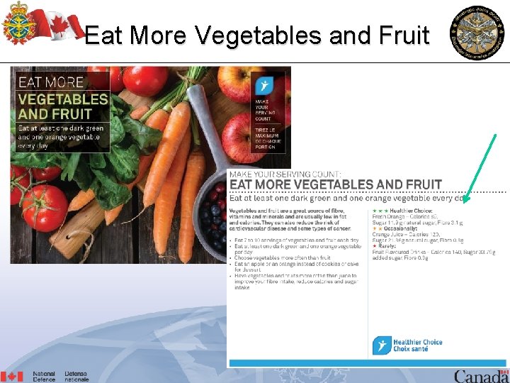 Eat More Vegetables and Fruit 
