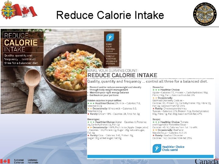Reduce Calorie Intake 