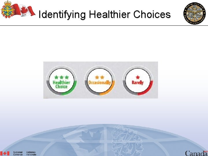 Identifying Healthier Choices 