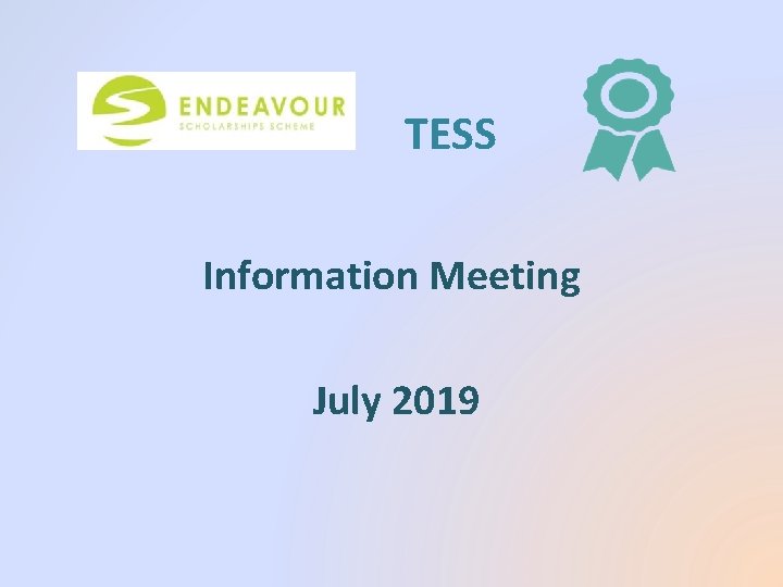 TESS Information Meeting July 2019 