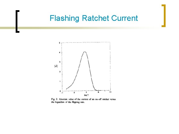 Flashing Ratchet Current 