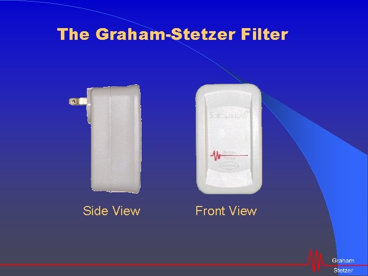 The Graham-Stetzer Filter Side View Front View 