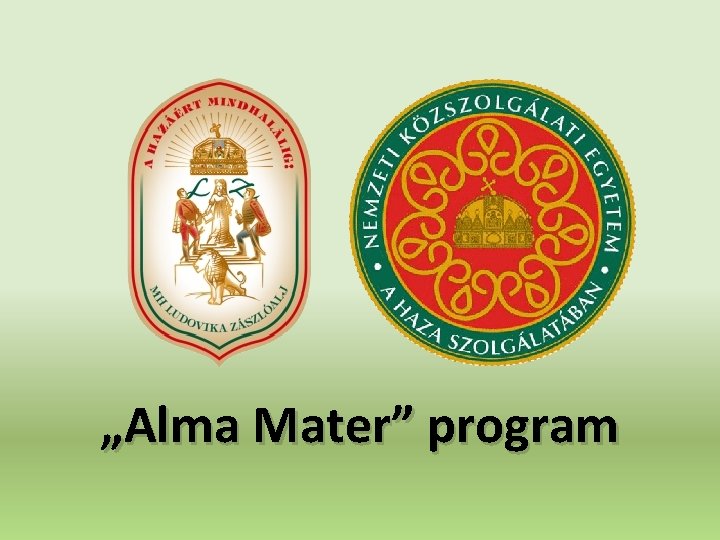 „Alma Mater” program 