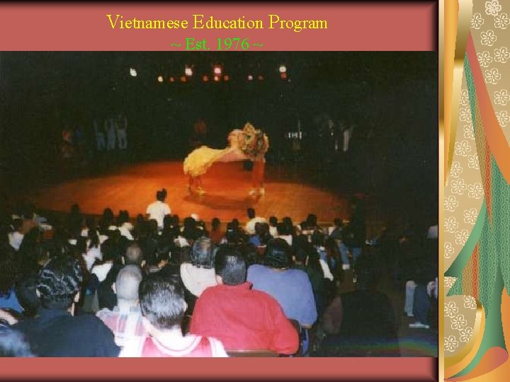 Vietnamese Education Program ~ Est. 1976 ~ 