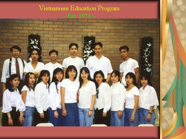 Vietnamese Education Program ~ Est. 1976 ~ 