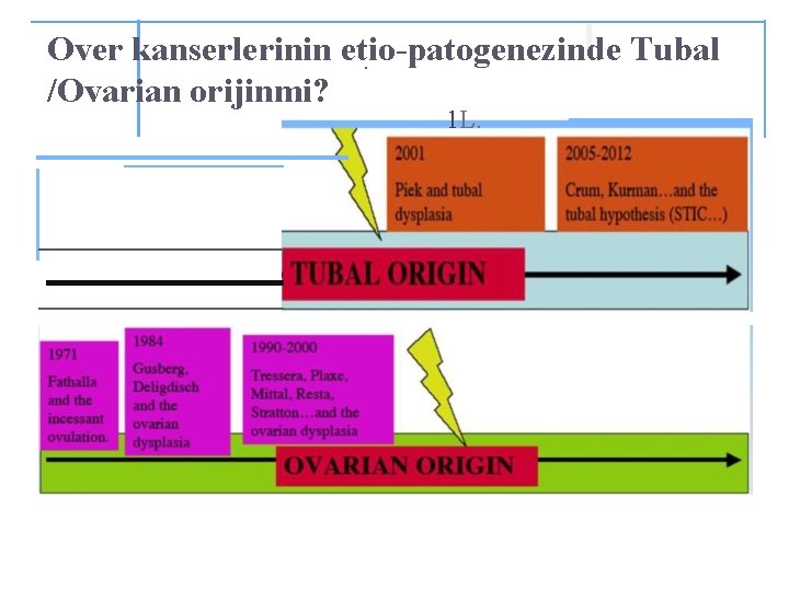 Over kanserlerinin etio-patogenezinde Tubal. /Ovarian orijinmi? . 1 L. 