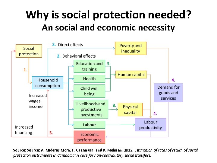 Why is social protection needed? An social and economic necessity Source: A. Mideros Mora,