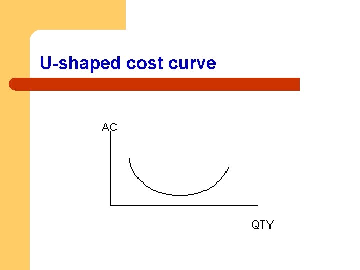 U-shaped cost curve 