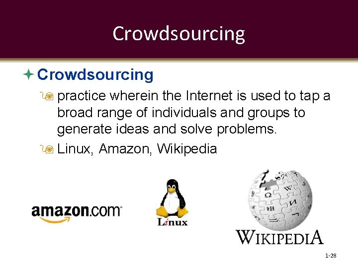 Crowdsourcing practice wherein the Internet is used to tap a broad range of individuals