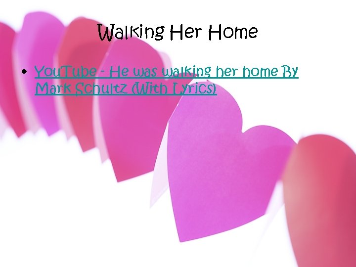 Walking Her Home • You. Tube - He was walking her home By Mark
