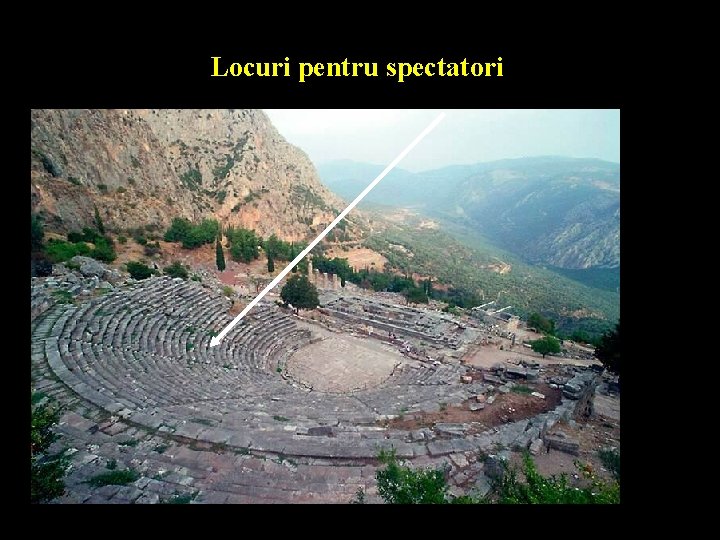 Locuri pentru spectatori 