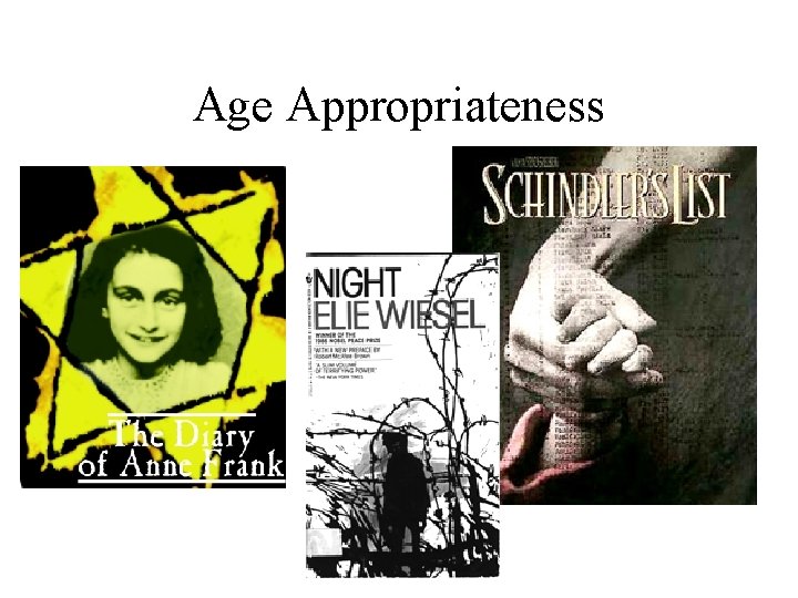 Age Appropriateness 