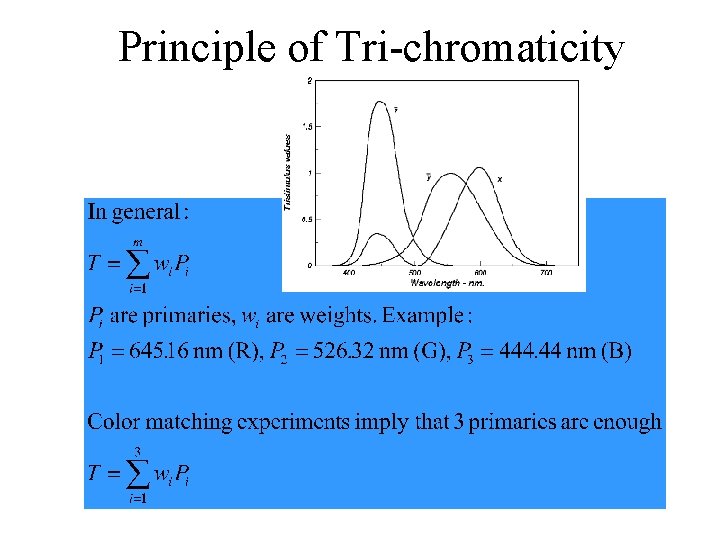 Principle of Tri-chromaticity 