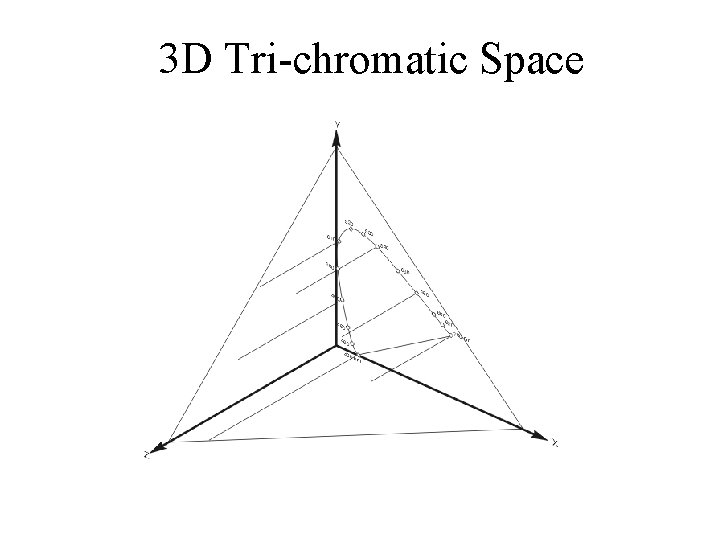 3 D Tri-chromatic Space 