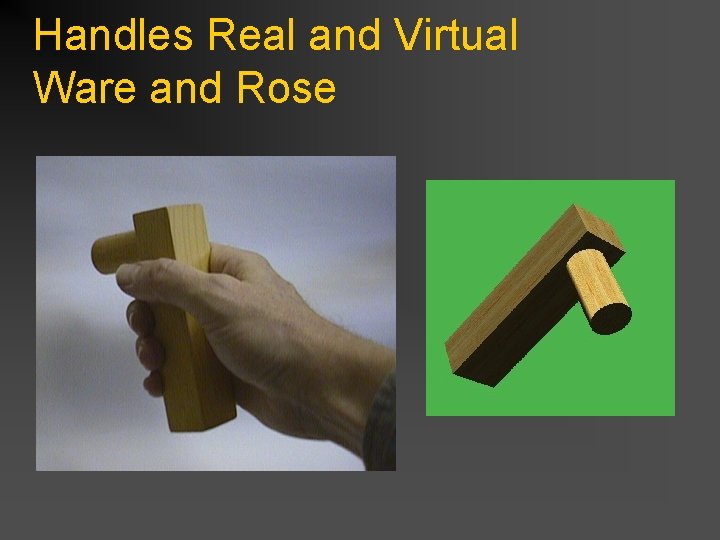 Handles Real and Virtual Ware and Rose 
