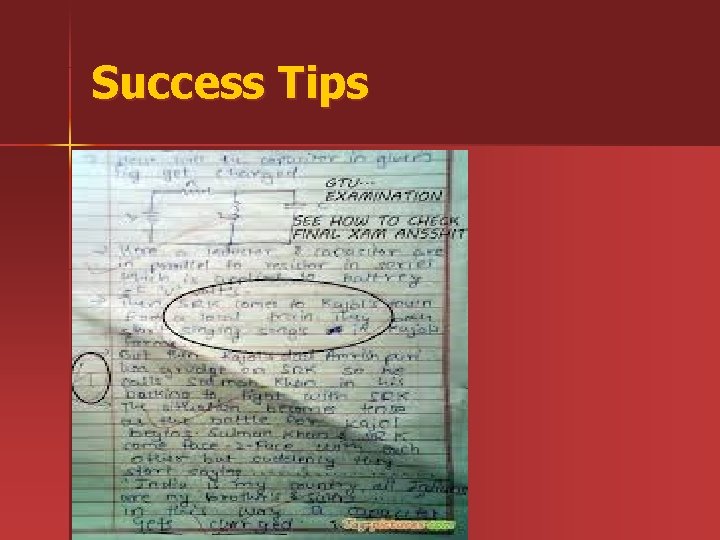 Success Tips 