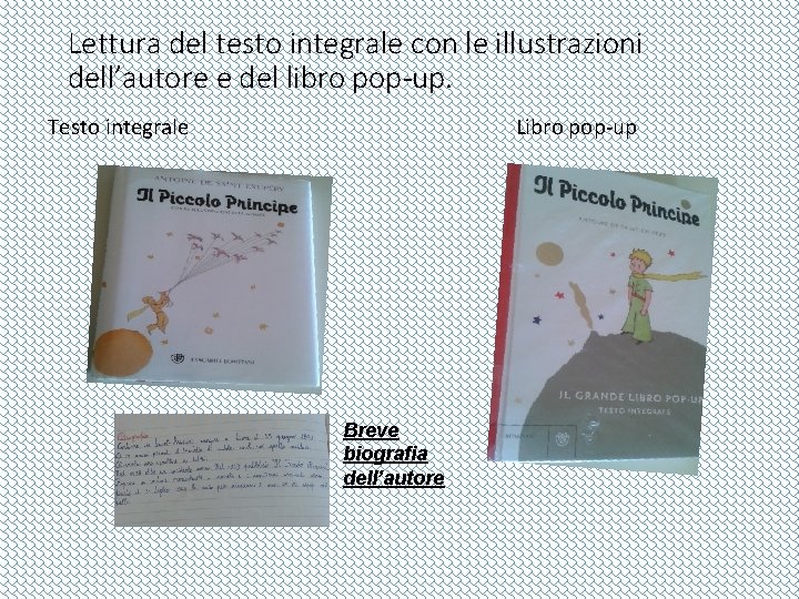 Lettura del testo integrale con le illustrazioni dell’autore e del libro pop-up. Testo integrale