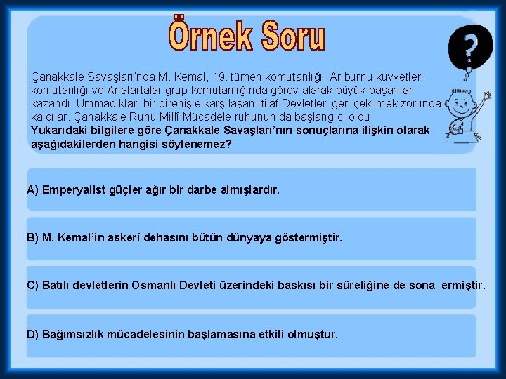 Çanakkale Savaşları’nda M. Kemal, 19. tümen komutanlığı, Arıburnu kuvvetleri komutanlığı ve Anafartalar grup komutanlığında