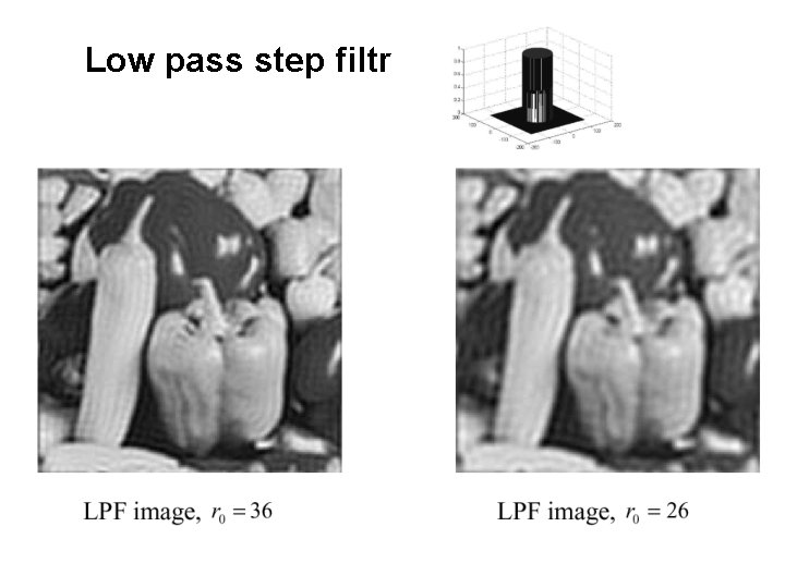 Low pass step filtr 