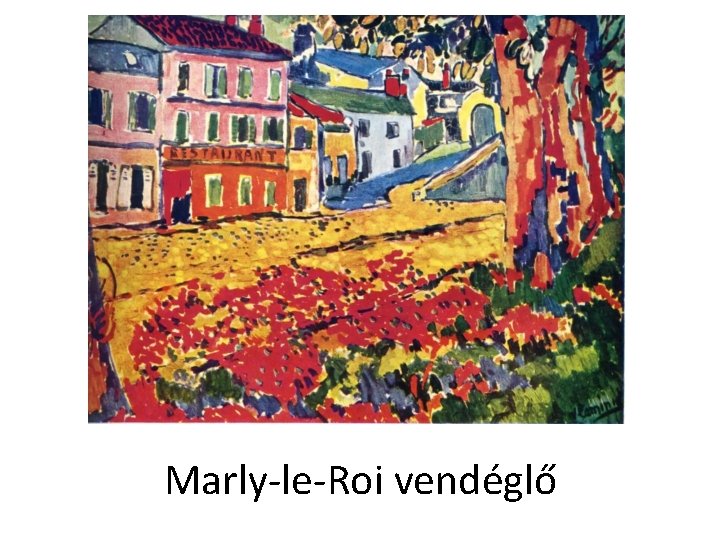 Marly-le-Roi vendéglő 