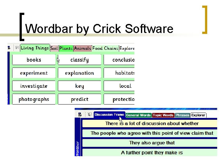 Wordbar by Crick Software 