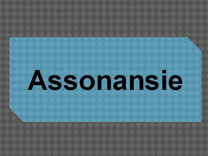 Assonansie 