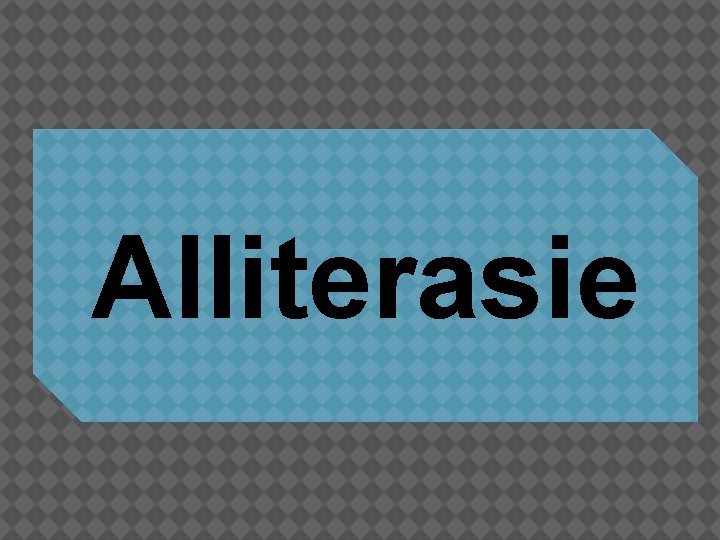 Alliterasie 