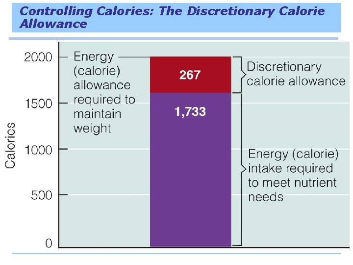 Controlling Calories: The Discretionary Calorie Allowance 