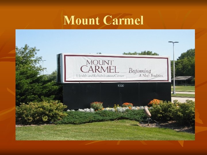 Mount Carmel 