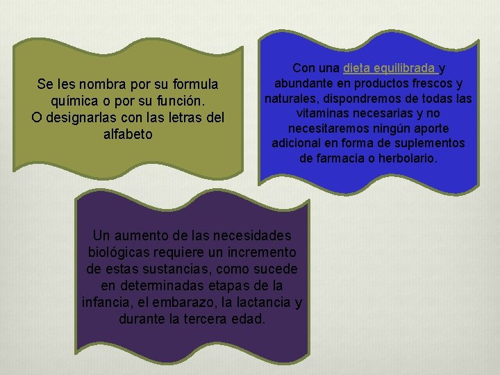 Se les nombra por su formula química o por su función. O designarlas con Se les nombra por su formula química o por su función. O designarlas con