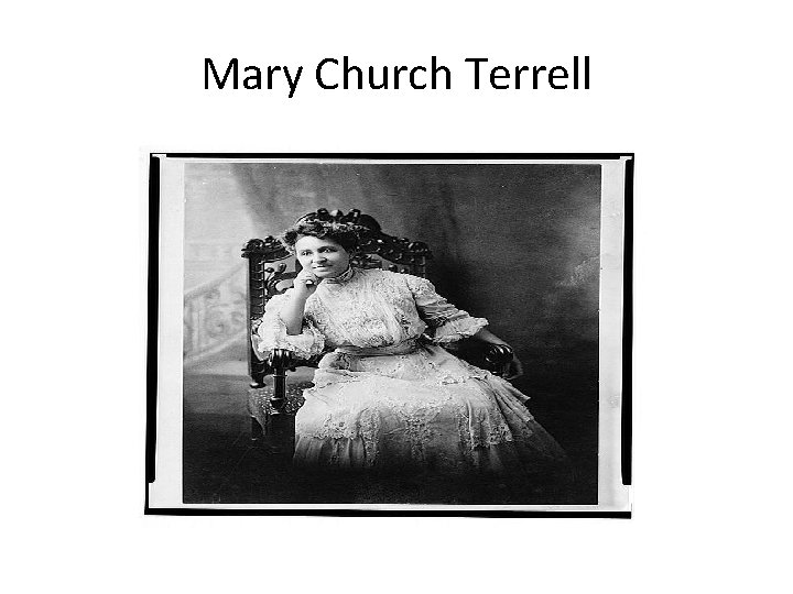 Mary Church Terrell 