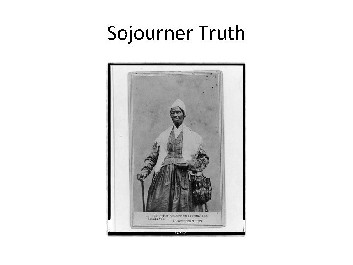 Sojourner Truth 