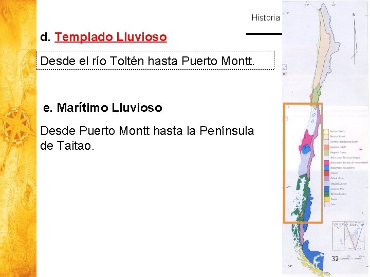 d. Templado Lluvioso Historia y Ciencias Sociales Geografía Desde el río Toltén hasta Puerto