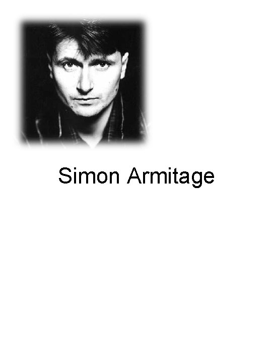 Simon Armitage 