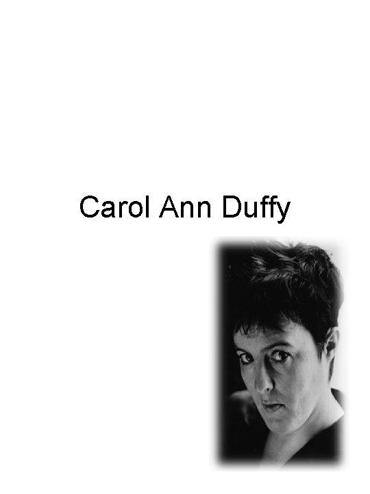 Carol Ann Duffy 