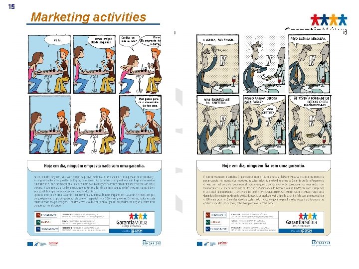 15 Marketing activities 