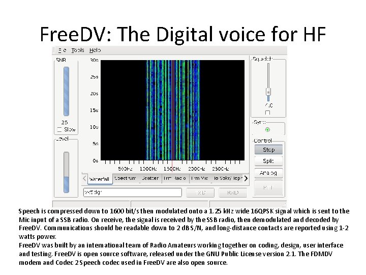 Free. DV: The Digital voice for HF Speech is compressed down to 1600 bit/s Free. DV: The Digital voice for HF Speech is compressed down to 1600 bit/s
