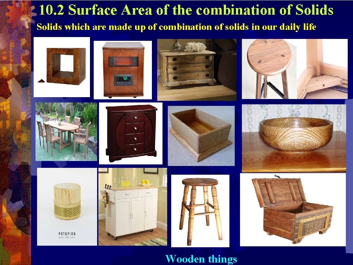 10. 2 Surface Area of the combination of Solids which are made up of