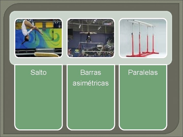 Salto Barras asimétricas Paralelas 