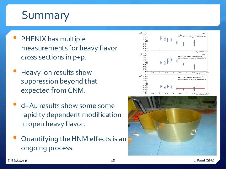 Summary • PHENIX has multiple measurements for heavy flavor cross sections in p+p. •