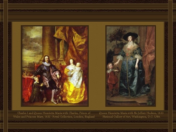 Charles I and Queen Henrietta Maria with Charles, Prince of Wales and Princess Mary,