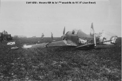 Sétif 1939 – Morane 406 de la 1 ère escadrille du GC I/7 (Jean