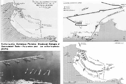 Contre la jetée : Dunkerque, Provence, Strasbourg, Bretagne et Commandant Teste – Au premier