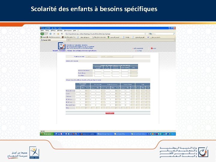 Scolarité des enfants à besoins spécifiques 